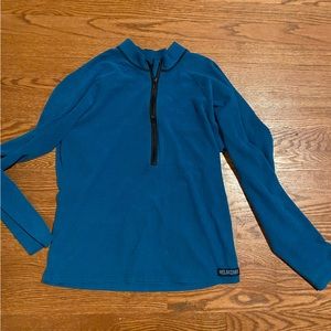 Womens Melly Micro grid half zip